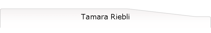 Tamara Riebli